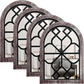 ZEXUIRU 4 Set. Rustic Wall Mirrors by ZEXUIRU