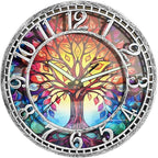 WANGIRO Tree of Life Wall Clock 12inch Silent Movement Clock Precise by WANGIRO