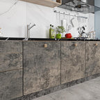 Livelynine 15.8x197 Concrete Limewash Peel and Stick Dorm Wallpaper Removable - Image 5