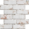 COMSTICKC 3D Faux Brick Wall Panels Peel and Stick, Small Size Self Adhesive by COMSTICKCDECOR