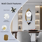 23.6 x 9.8inch Decorative Wall Clocks - Image 5