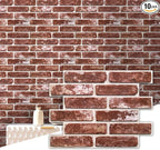 Commomy 3D Peel and Stick Brick, Ultralight Thin PVC Faux Brick Wall Panels by CommomyDecor