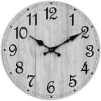 Wall Clock, 10 Inch Wall Clocks Battery Operated Silent Non Ticking, Country by HYLANDA
