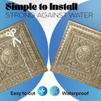 Art3d 12-Pack PVC Drop Ceiling Tiles, 2ft x 2ft - Image 4