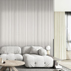OUZUGIE WPC Acoustic Slat Wall Paneling, Living Room, TV Background, Study Room - Image 2