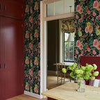 JiffDiff Blooming Floral Wallpaper Peel and Stick Pink Impressionist Floral - Image 6