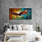 Christian Eagle Wall Art Isaiah 40 31 Poster Bible Verse Wall Decor - Image 3