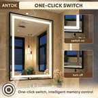 Antok 30X40 LED Bathroom Mirror - Image 5