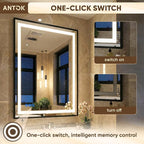 Antok 48X36 LED Bathroom Mirror - Image 6