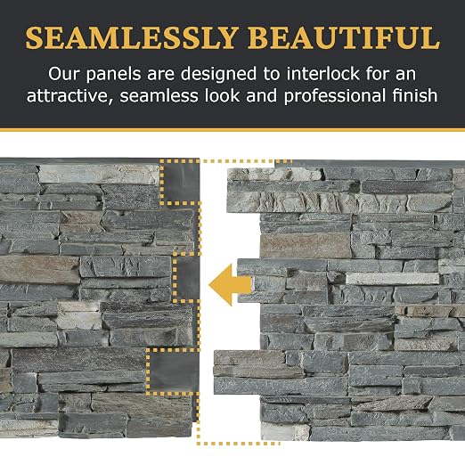 AZ Faux High-Density Polyurethane Faux Stone Wall Covering Panels - Image 7