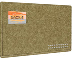 Bulletin Board, 36 x 24 inches Felt Board by Lightomorrow