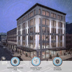 LEONLITE 18 Inch 5CCT LED Cylinder Up Down Wall Light Outdoor, 120V-277V - Image 5