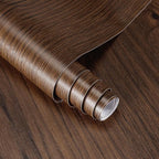 Vinjiasin Dark Wood Contact Paper Peel and Stick Wood Grain Wallpaper Self by Vinjiasin