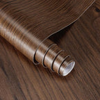 Vinjiasin Dark Wood Contact Paper Peel and Stick Wood Grain Wallpaper Self by Vinjiasin
