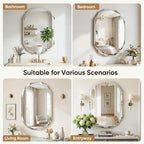 Suidia Bathroom Mirror, Frameless Bathroom Mirror - Image 8