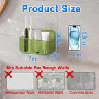 Diesisa 2pc Acrylic Wall Mount Organizer, Adhesive Cabinet Door Organizer - Image 2