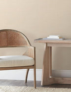 York Wallcoverings Natural Sisal Plaster Peel and Stick Grasscloth Wallpaper - Image 3