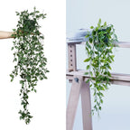 Sggvecsy Fake Hanging Plants 3 Pack Artificial Eucalyptus Fake Potted Greenery - Image 4