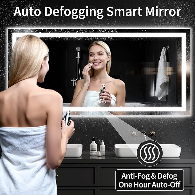 30"x60" LED Bathroom Mirror - Image 3