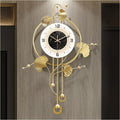 Wall Clock, Large Gold Wall Clock by ElevateYourWalls