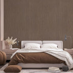 Brown Grasscloth Peel and Stick Wallpaper A Set of 23.6" X 480" Self-Adhesive - Image 4