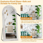 ZHUNFA External Three-Layer Arched Full Length Mirror - Image 3