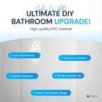 From Plain To Beautiful In Hours 133-WT-SUB-KIT Subway Tub and Shower Wall - Image 4