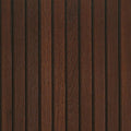 FunStick 36"x200" Dark Brown Slats Wood Peel and Stick Wallpaper Faux 3D Walnut by FunStick