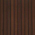 FunStick 36"x200" Dark Brown Slats Wood Peel and Stick Wallpaper Faux 3D Walnut by FunStick