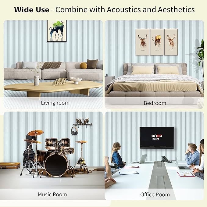 Acoustic Panels, 10 Pack Sound Panels Noise Reducing - Image 4