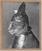 Poster Master Vintage Armored Cat by PosterMaster