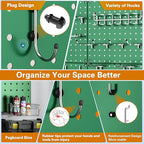 PegBoard, Heavy Duty Peg Board for Walls Home, Garage Tool Storage, Craft Room - Image 8