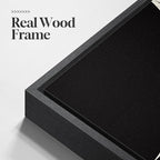 Framed Black and White Abstract Wall Art, Large Modern Canvas Prints Paintings - Image 4