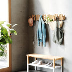 Umbra Picket Wall-Mounted Coat Rack Rail Hook - Image 3