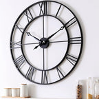 CLXEAST 30 Inch Large Wall Clock Modern, Oversized Roman Numeral Decorative - Image 2
