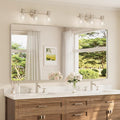 TETOTE 72 x 36 Inch Brushed Nickel Bathroom Mirror by TETOTE
