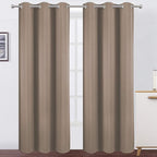 LEMOMO Cappuccino Thermal Blackout Curtains/42 x 95 Inch/Set of 2 Panels Room - Image 2