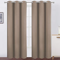 LEMOMO Cappuccino Thermal Blackout Curtains/38 x 84 Inch/Set of 2 Panels Room by Lemomo