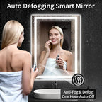 40"x30" LED Bathroom Mirror - Image 3