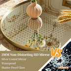 Oval Full Length Mirror, Ultra-Clear Explosion-Proof Dressing Mirror, Simple & - Image 4