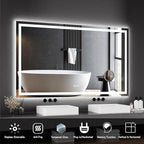 LED Bathroom Wall Mirror 60 x 36 Inch, Frameless Vanity Mirror - Image 4