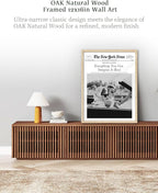 iHery Everything You Can Imagine Is Real Framed Trendy NewsPaper Wall Art - Image 2