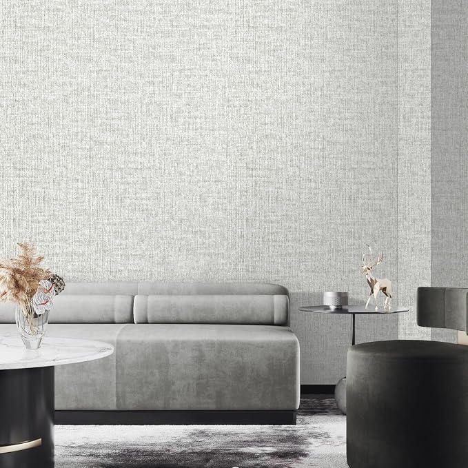 Grasscloth Peel and Stick Wallpaper, Waterproof Self Adhesive Removable Vinyl - Image 4