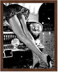 Poster Master Sexy Legs on Classic Car Poster by PosterMaster