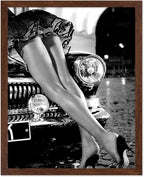 Poster Master Sexy Legs on Classic Car Poster by PosterMaster