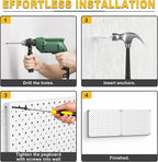 Ultrawall Metal Pegboard Panels, Pegboard Wall Organizer, Peg Boards - Image 4