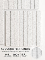 Bumusty Large Cork Board Alternative-48 x 36" Felt Bulletin Board Tiles - Image 3