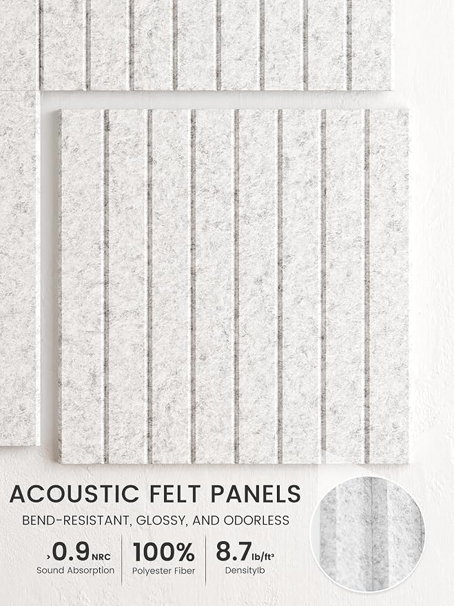 Bumusty Large Cork Board Alternative-48 x 36" Felt Bulletin Board Tiles - Image 3