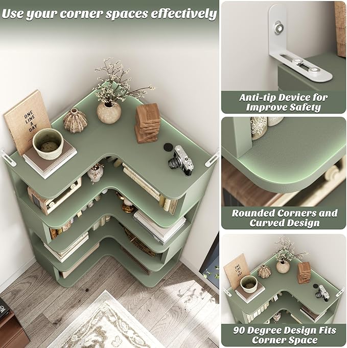 Armocity Corner Book Shelf - Image 4