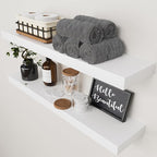 BAOBAB WORKSHOP Wood Floating Shelves by BAOBABWORKSHOP